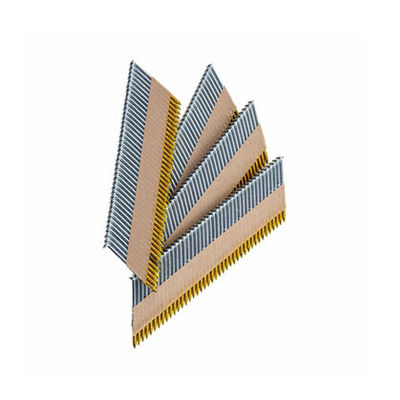 2 Inch 30 Degree Paper Collated Framing Nails Clipped Head 2.8x50mm Vinyl Coated